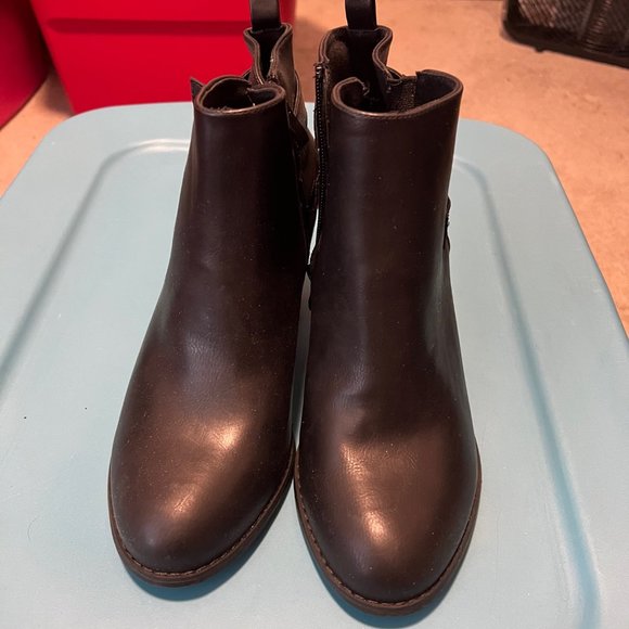 torrid Shoes - Torrid Black Double Strap Buckle Booties Size 10 Wide Width NWOB